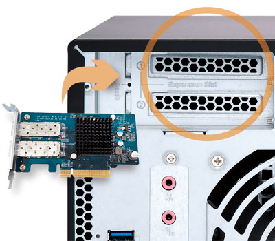 2 slots PCIe para aumentar as funcionalidades do servidor